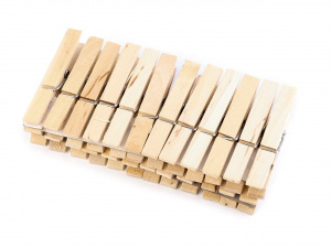 Dřevěné kolíčky na prádlo 10x74 mm