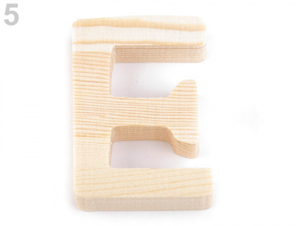 Dřevěná písmena a interpunkční znaménka