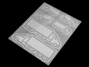 Reflexní nažehlovačky hvězda, květ, srdce, smajlík, auto, pes, ježek, tučňák, ruka 9x12 cm