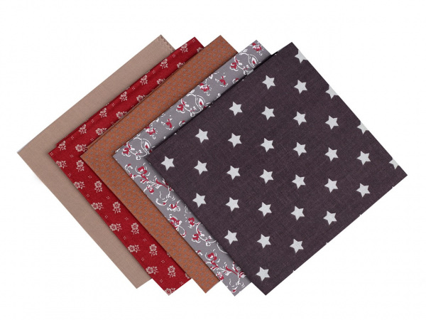 Sada látek na patchwork 48x50 cm