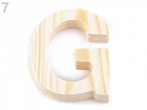 Dřevěná písmena a interpunkční znaménka