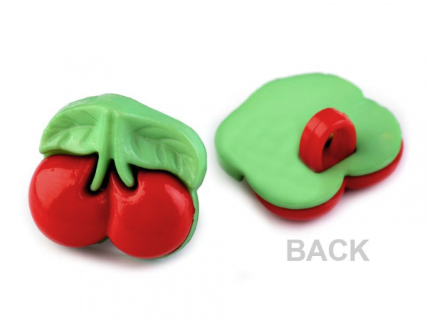 Knoflík dětský velikost 28" jablko