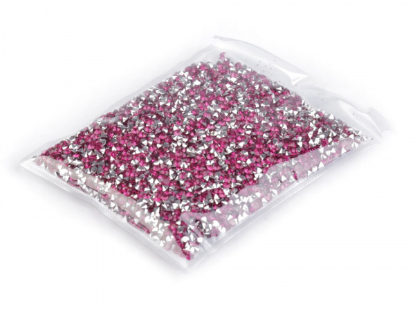 Broušené kamínky SS16 pro výrobu štrasu / aranžování svatebních stolů