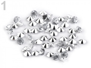 Broušené kamínky SS16 pro výrobu štrasu / aranžování svatebních stolů