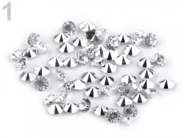 Broušené kamínky SS16 pro výrobu štrasu / aranžování svatebních stolů
