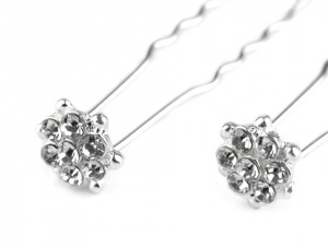 Štrasová vlásenka květ Ø16 mm