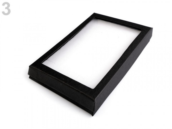 Krabička s průhledem polstrovaná 12x16 cm