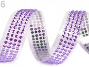 Samolepicí páska šíře 13 mm perly a kamínky