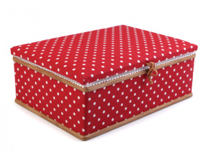 Kazeta / košík na šití čalouněná