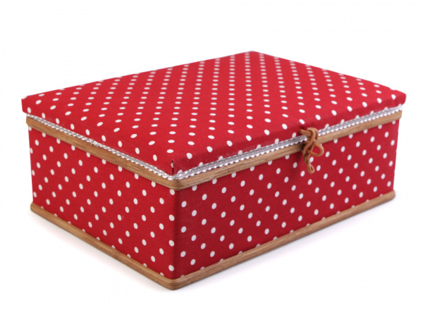 Kazeta / košík na šití čalouněná