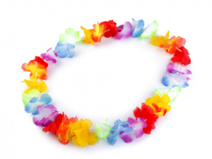 Havajský věnec s květy