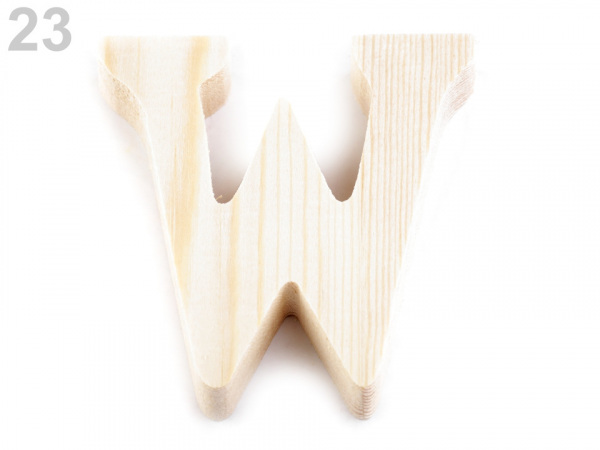 Dřevěná písmena a interpunkční znaménka