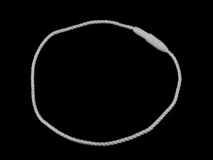 Šňůrka na visačku PES s pojistkou