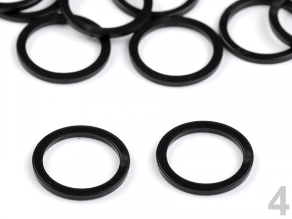 Posunovač a kroužek na prádlo šíře 14 mm plastový