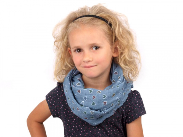 Nákrčník srdce 45x140 cm