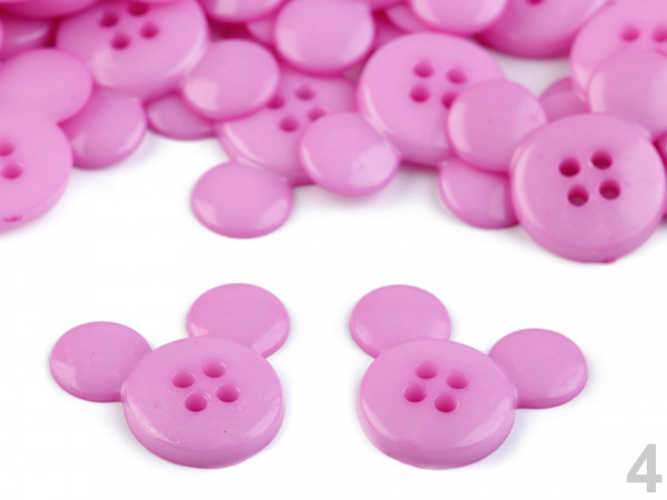 Knoflík dětský velikost 34" myška