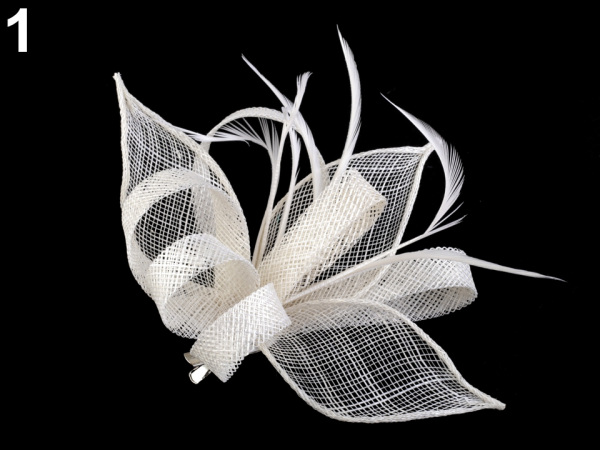 Fascinátor / brož květ