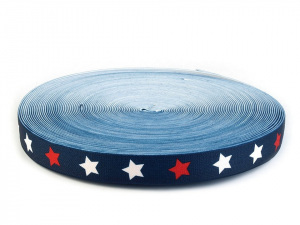 Šlová pruženka s potiskem šíře 25 mm