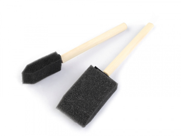 Pěnové štětce - sada 4 ks