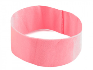 Elastická čelenka do vlasů jednobarevná