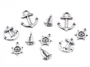 Přívěsky námořnické mix velikostí