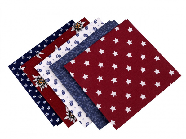 Sada látek na patchwork 48x50 cm