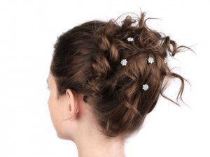 Štrasová vlásenka květ Ø16 mm