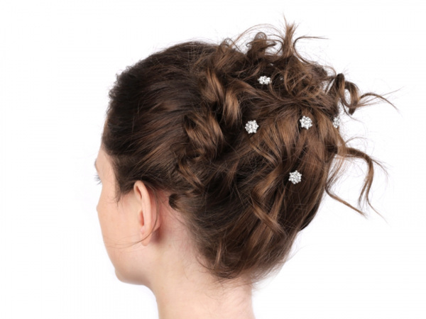 Štrasová vlásenka květ Ø16 mm