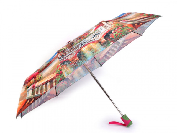 Dámský skládací vystřelovací deštník