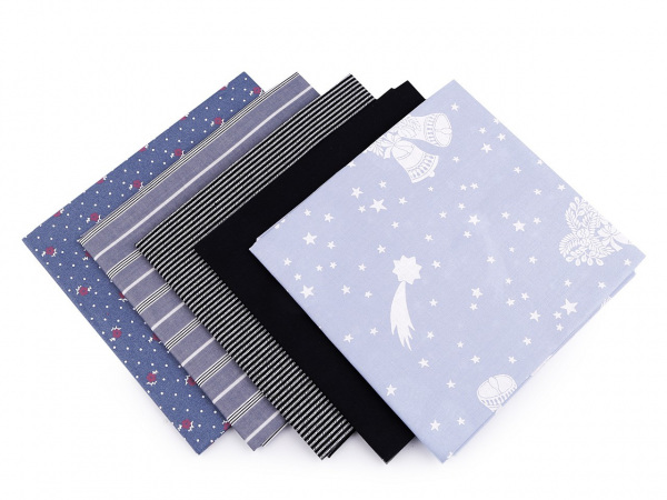 Sada látek na patchwork 48x50 cm