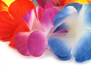 Havajská čelenka a náramky sada