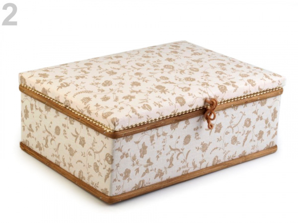 Kazeta / košík na šití čalouněná