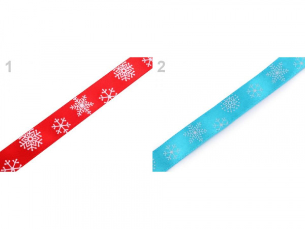 Stuha šíře 15 mm vločky