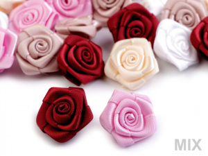 Saténová růže Ø20 mm