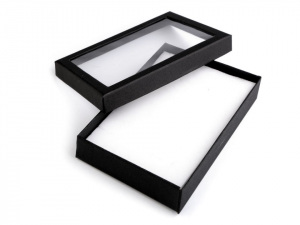 Krabička s průhledem polstrovaná 12x16 cm