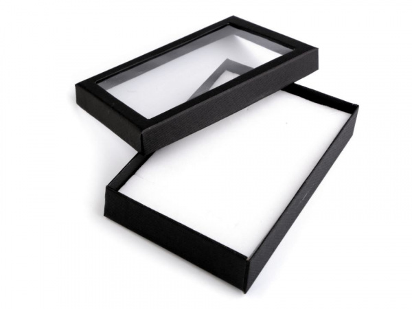 Krabička s průhledem polstrovaná 12x16 cm