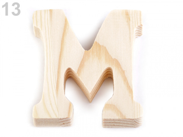 Dřevěná písmena a interpunkční znaménka