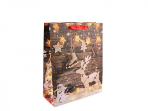 Dárková taška vánoční, střední velikost