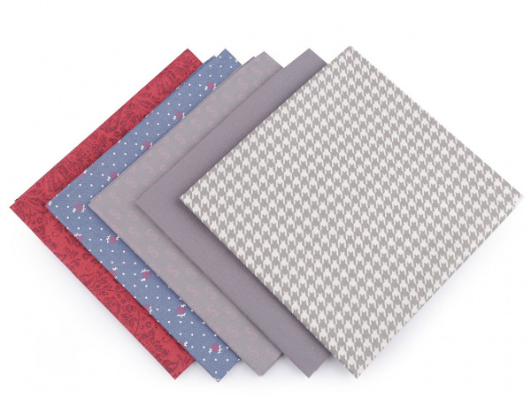 Sada látek na patchwork 48x50 cm