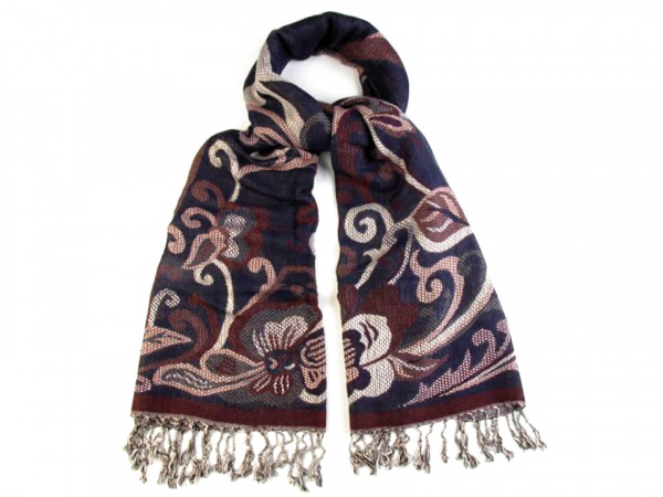 Šála s třásněmi 70x170 cm