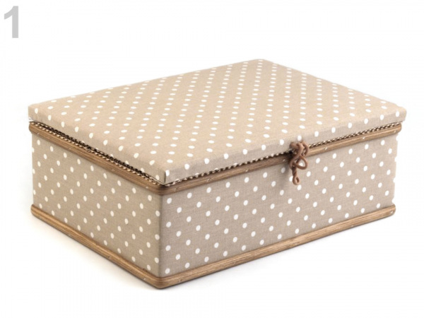 Kazeta / košík na šití čalouněná