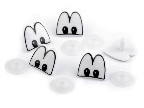 Oči s pojistkou 22x24 mm