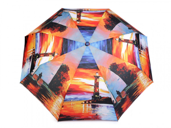 Dámský skládací vystřelovací deštník