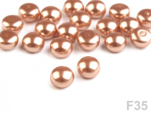 Půlperle / perly k nalepení Ø6 mm