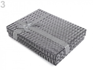 Krabička exklusivní s mašlí 12x16 cm