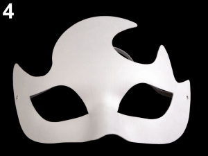Karnevalová maska - škraboška k domalování