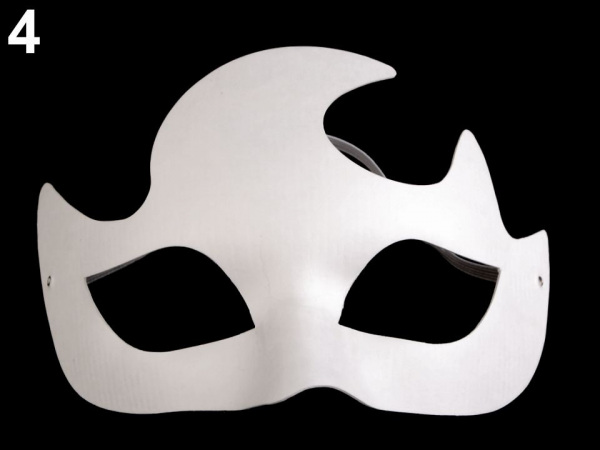 Karnevalová maska - škraboška k domalování