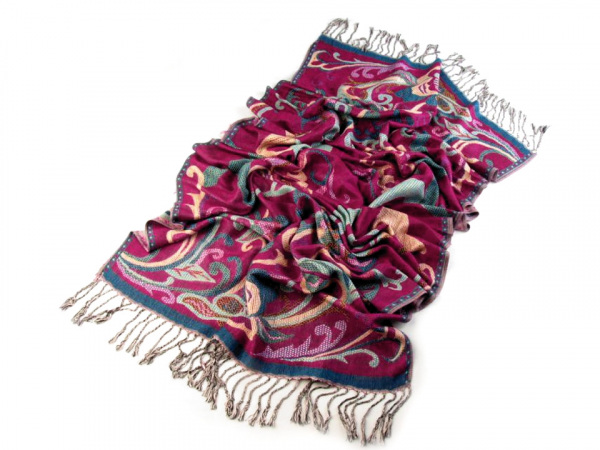 Šála s třásněmi 70x170 cm