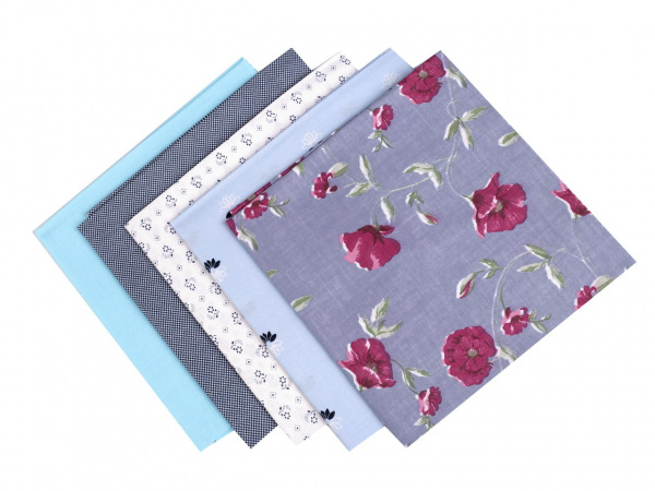 Sada látek na patchwork 48x50 cm