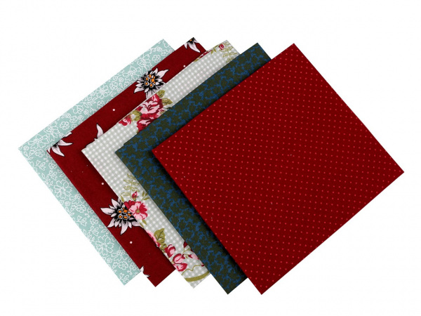 Sada látek na patchwork 48x50 cm